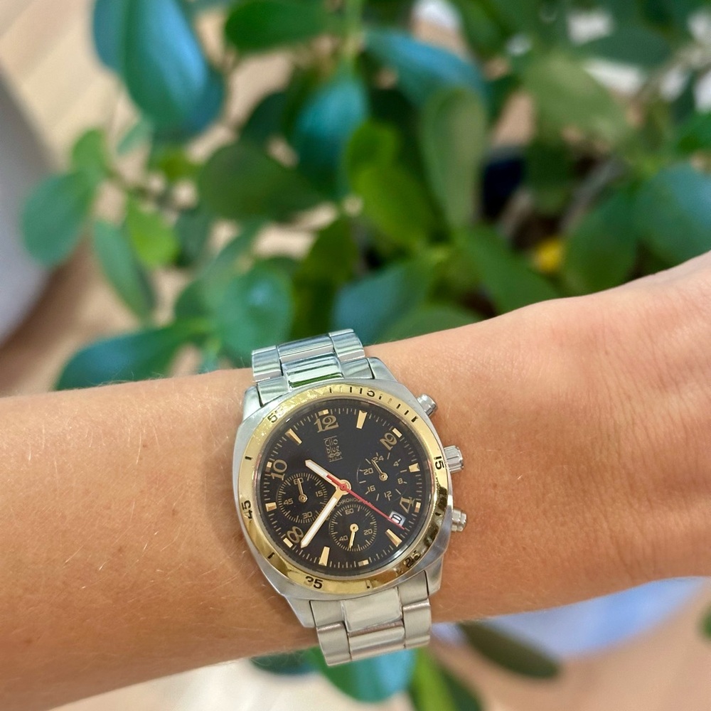 Stylish Two-Tone Women's Chronograph Watch